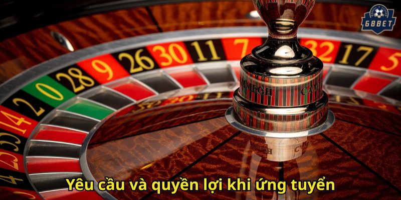 68BET Tuyển Dụng: Cơ Hội Việc Làm Hấp Dẫn Tại Nhà Cái Hàng Đầu 2 Yêu cầu và quyền lợi khi ứng tuyển
